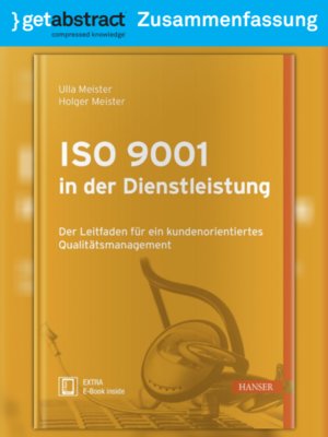 cover image of ISO 9001 in der Dienstleistung (Zusammenfassung)